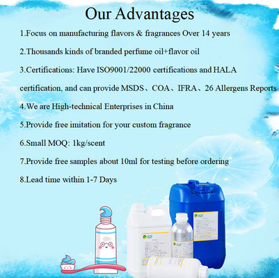 Hot Selling Cheap Price Natural Flavor Food Grade Toothpaste Flavors For Banana Toothpaste Making With Distributor Bulk Supply
